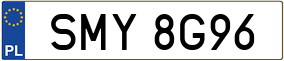 Truck License Plate